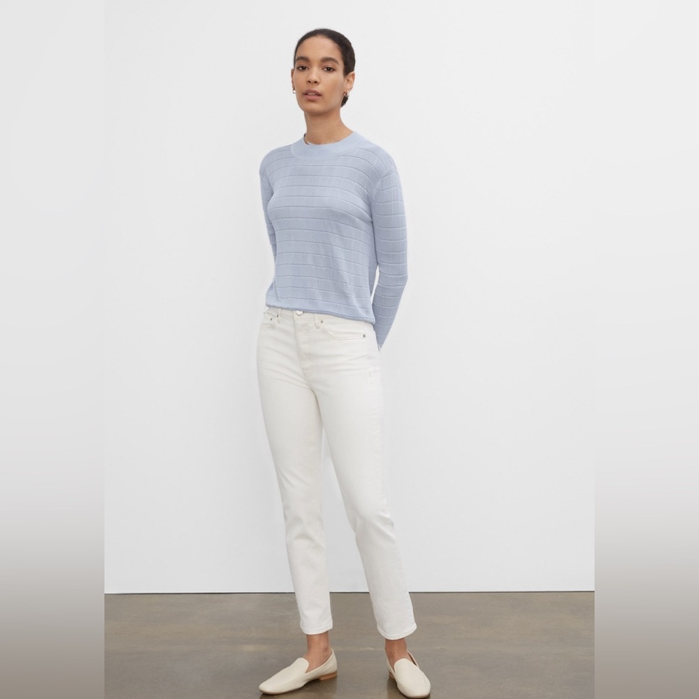 Club Monaco High-Rise White Skinny Jeans | SZ 28